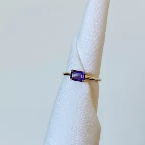 10K Forthright Amethyst Ring