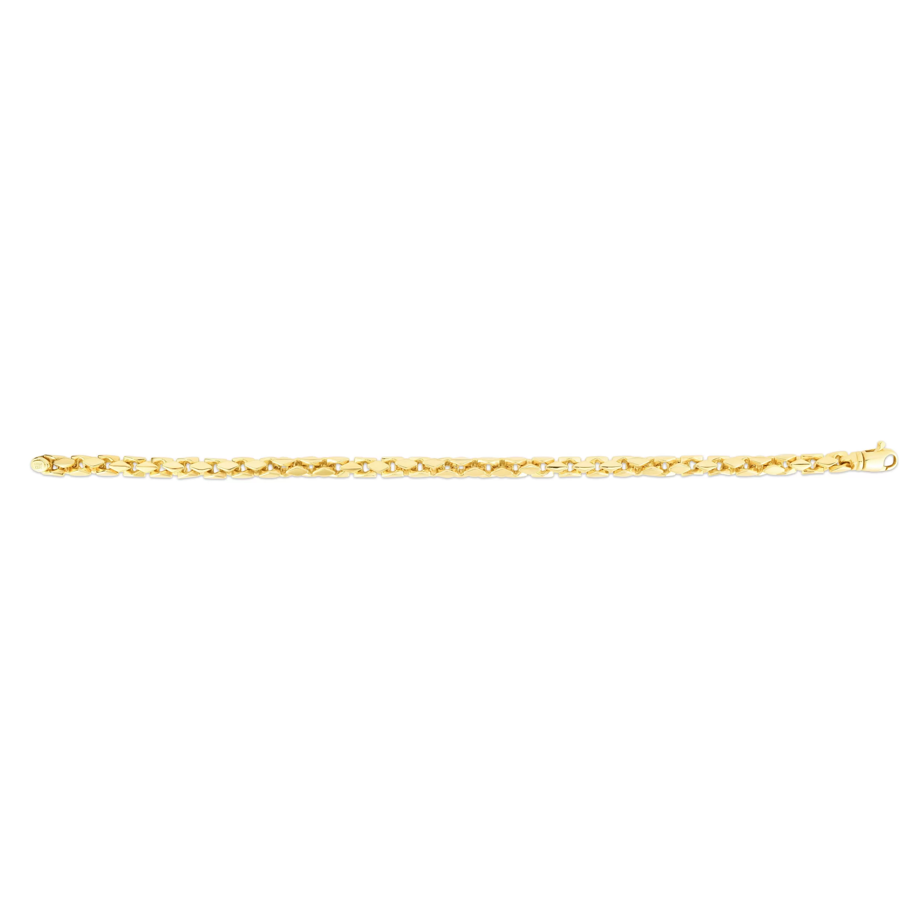 14K 5mm Mens Fancy Box Chain