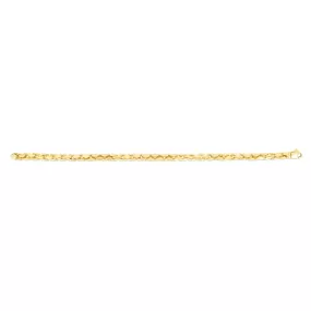 14K 5mm Mens Fancy Box Chain