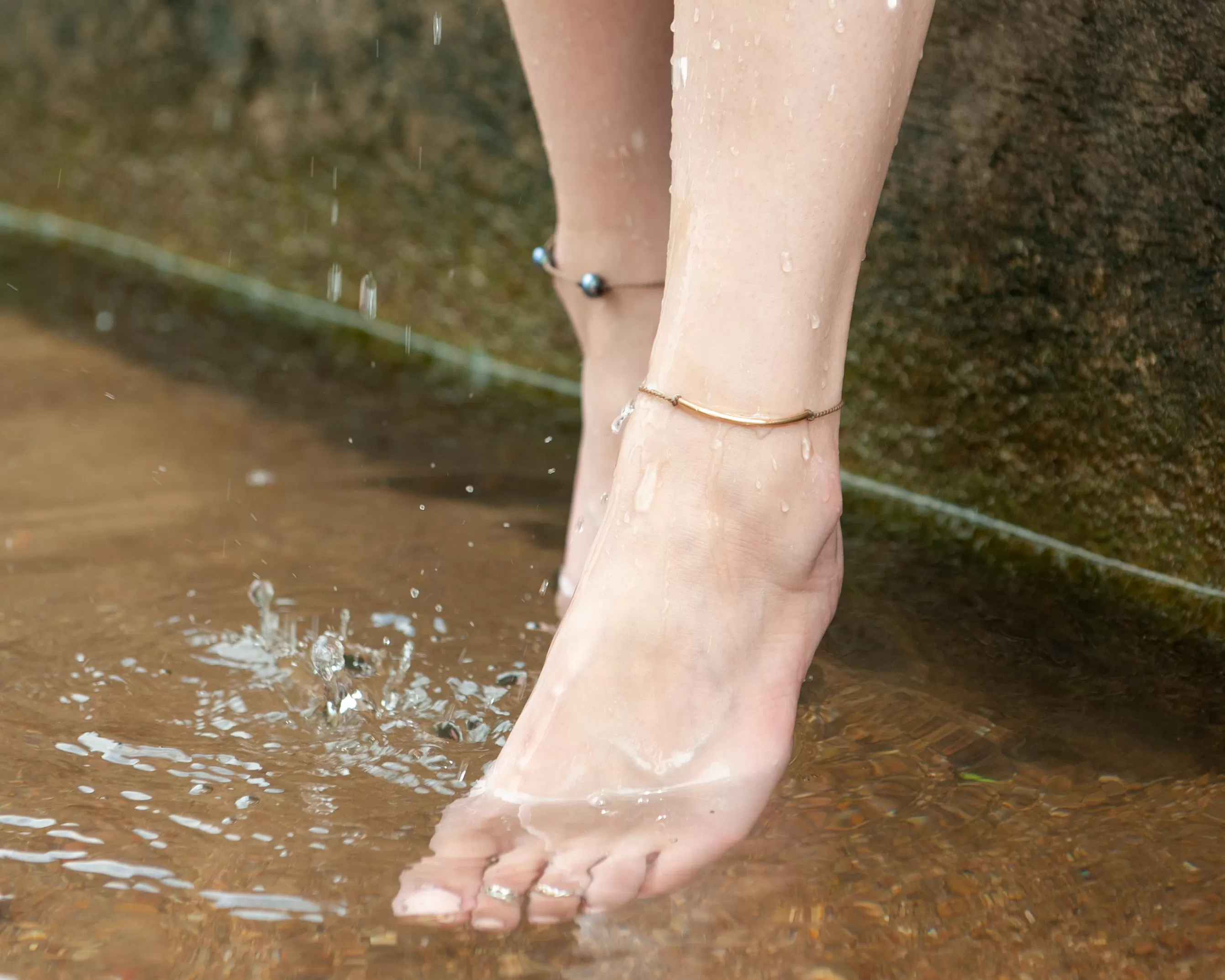 14k Gold-Filled Bar Anklet