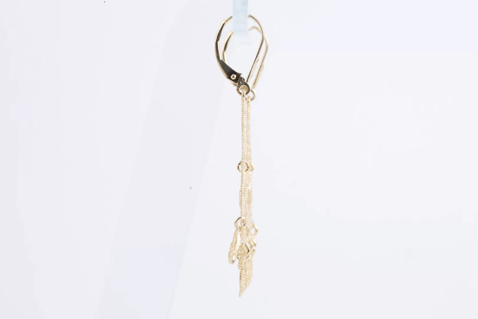 14k Yellow Gold Filigree Drop Dangle Earrings (4.07g.)