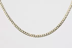 20'' 10k Yellow Gold Diamond Cut Cuban Chain (6.28g.)