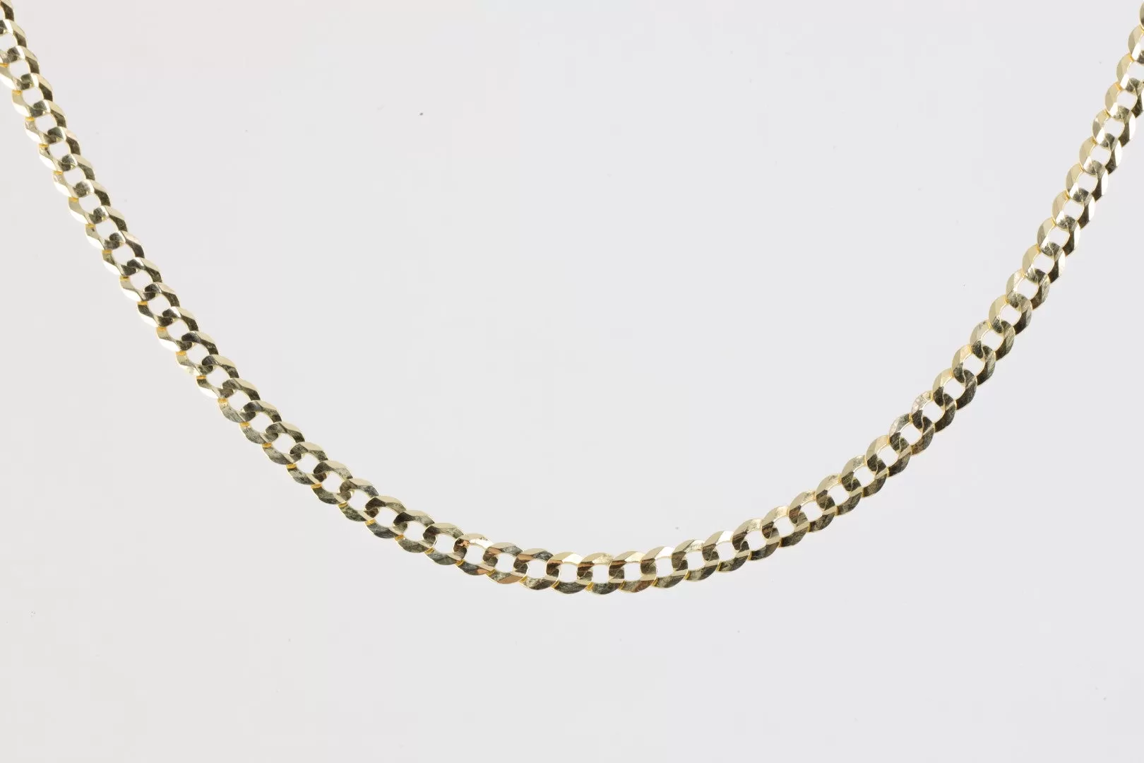 20'' 10k Yellow Gold Diamond Cut Cuban Chain (6.28g.)