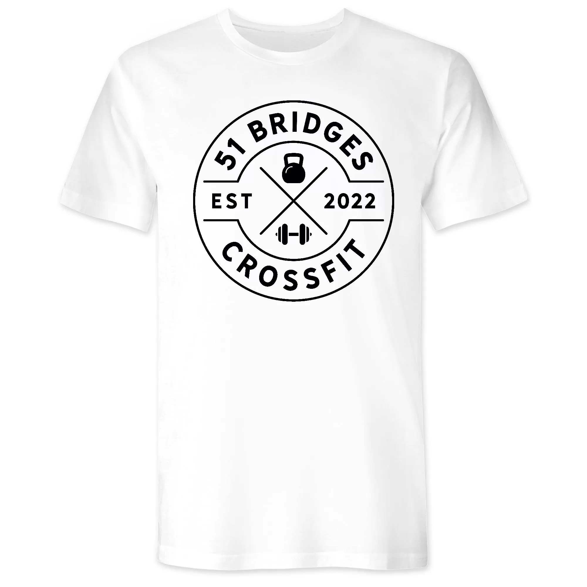 51 Bridges CrossFit Round Mens - T-Shirt