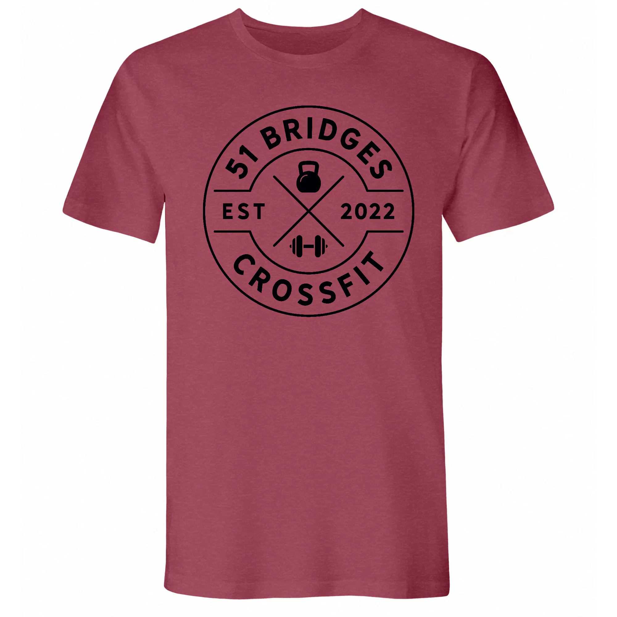 51 Bridges CrossFit Round Mens - T-Shirt