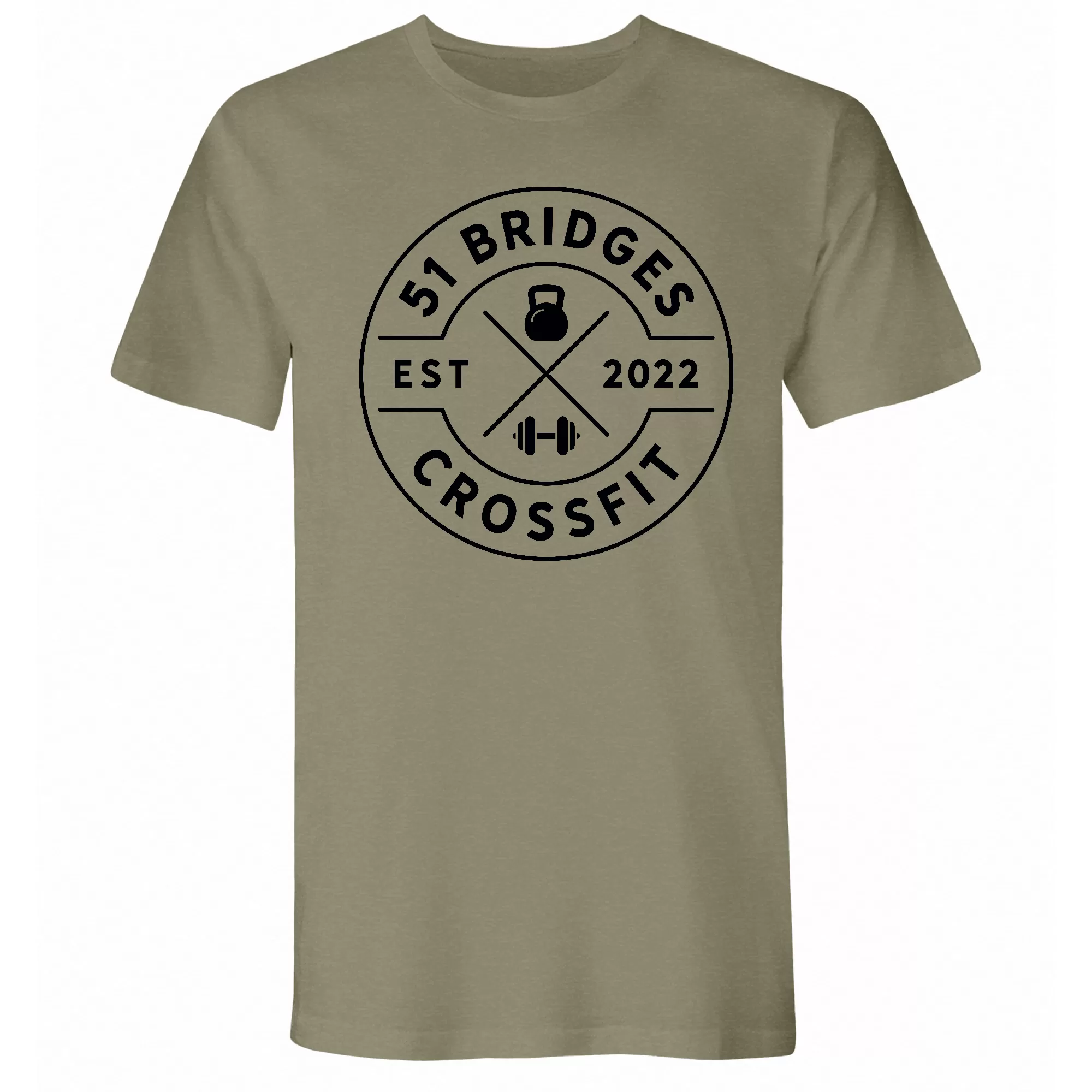 51 Bridges CrossFit Round Mens - T-Shirt