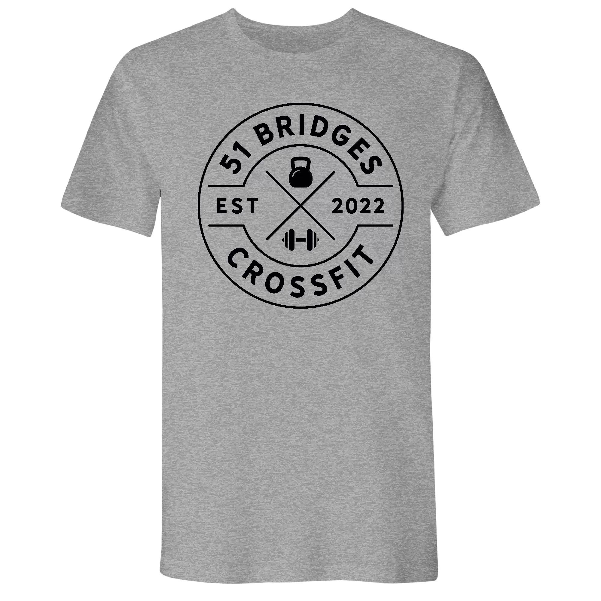 51 Bridges CrossFit Round Mens - T-Shirt