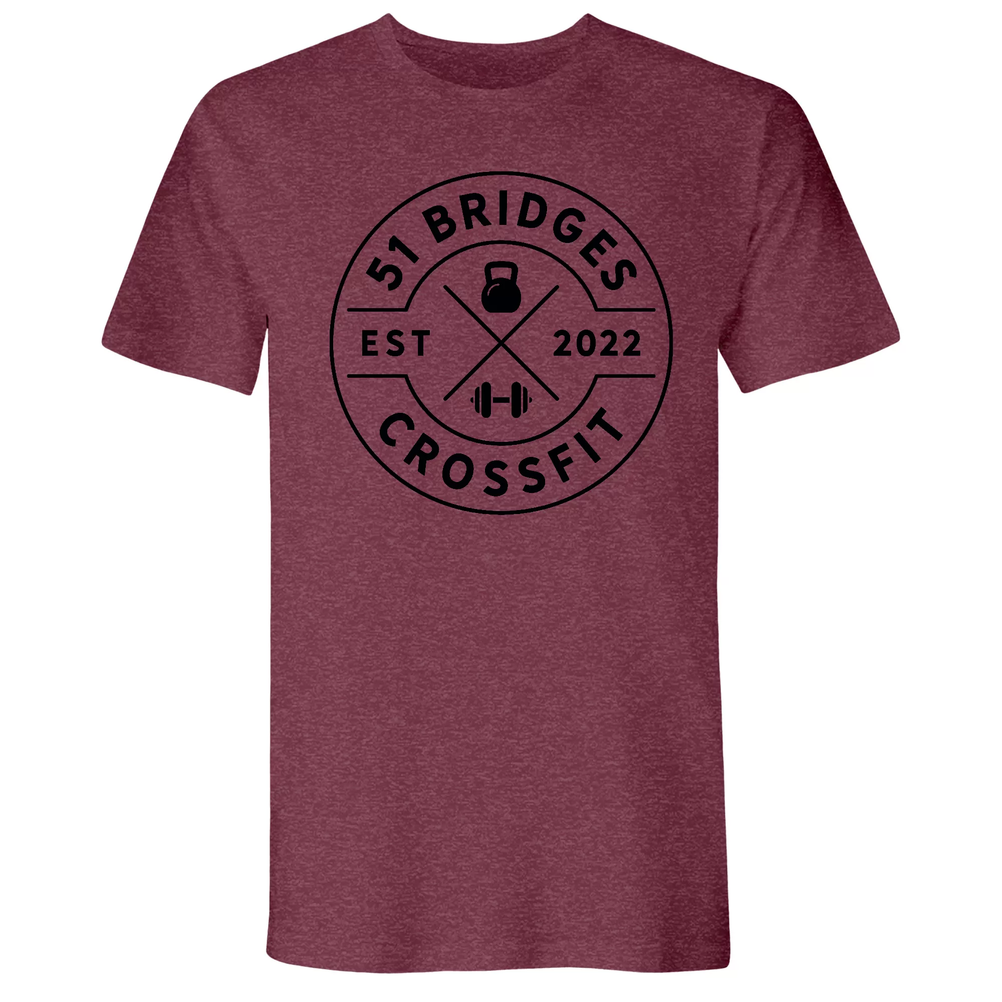 51 Bridges CrossFit Round Mens - T-Shirt