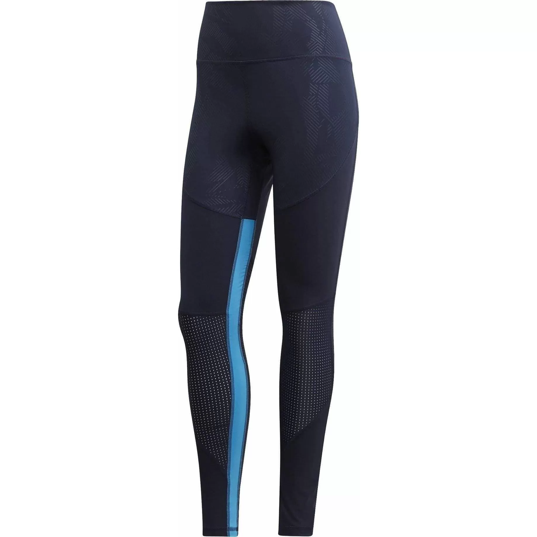 adidas Believe This High Rise Womens Long Training Tights - Blue