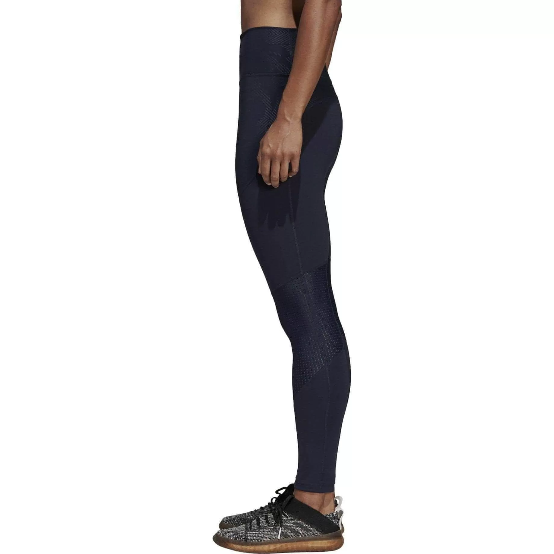 adidas Believe This High Rise Womens Long Training Tights - Blue