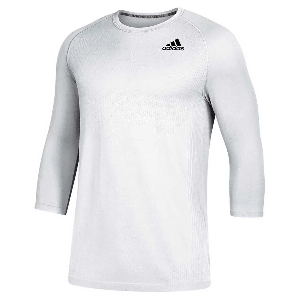 adidas Men's White Fielder's Choice 2.0 3/4 Baselayer