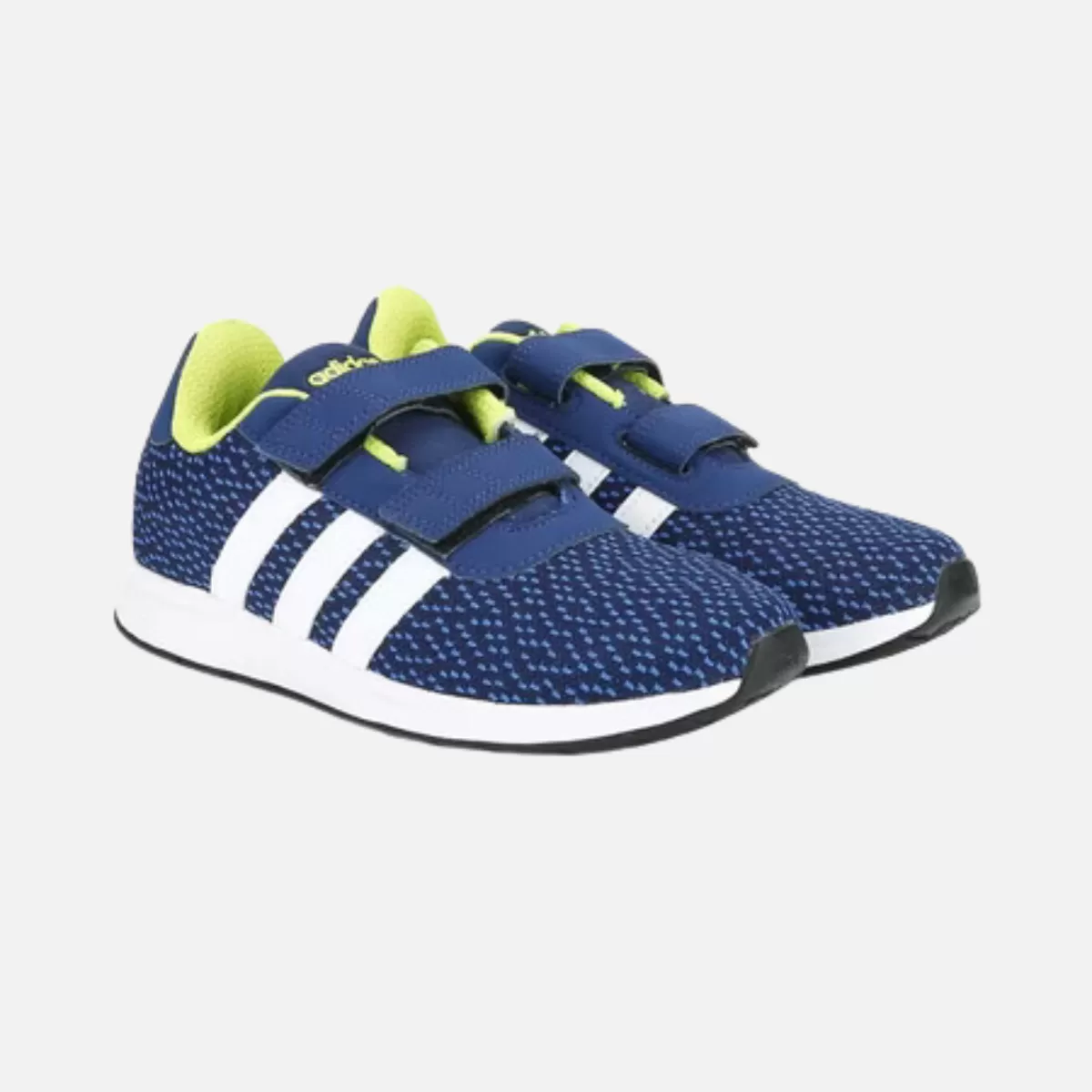 ADIDAS  Velcro Kids Running Shoes (7-12 Year)-Blue