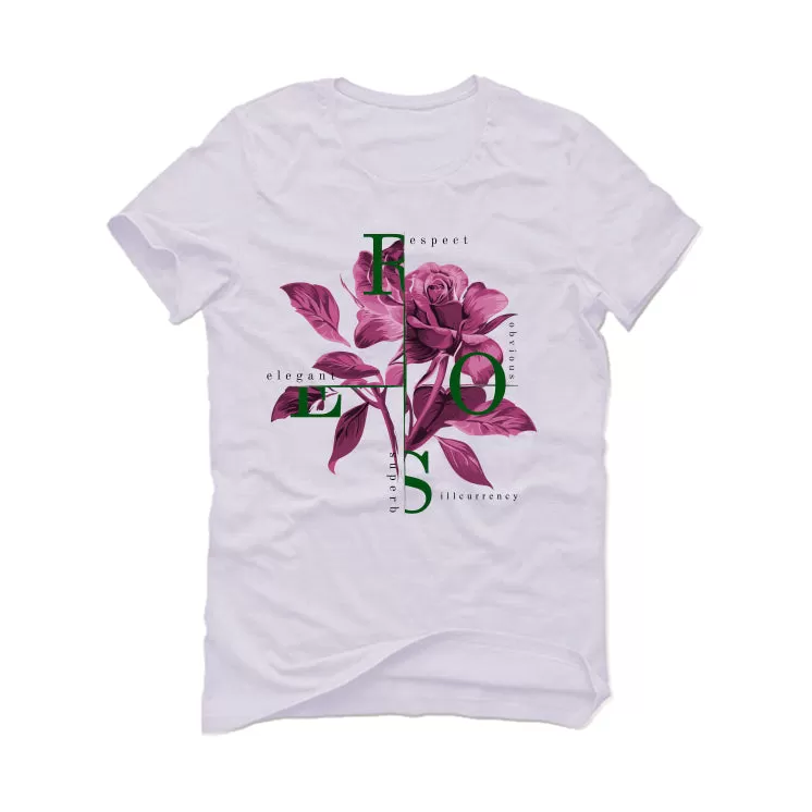 Air Jordan 12 "Floral"  White T-Shirt (Roses)