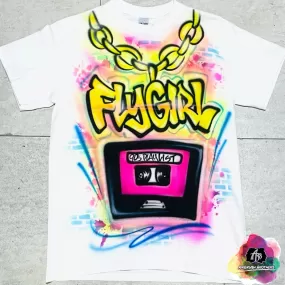 Airbrush FlyGirl Shirt Design