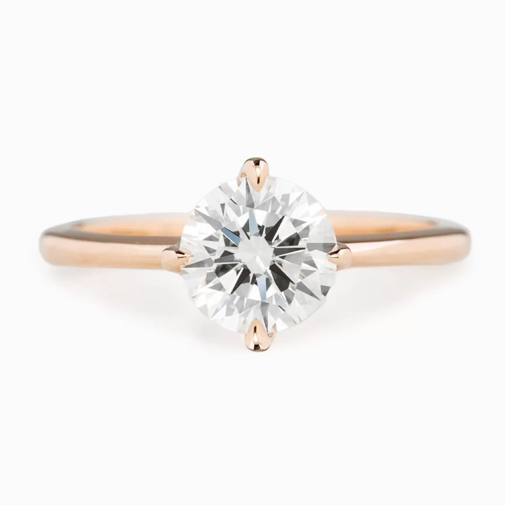 Alice Ring, Round Brilliant-Cut Diamond