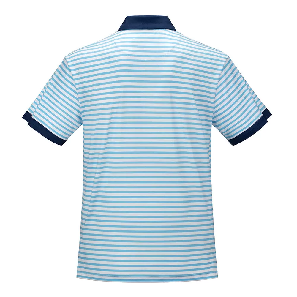 Allman Brothers Band | Performance Polo | Blue Stripe