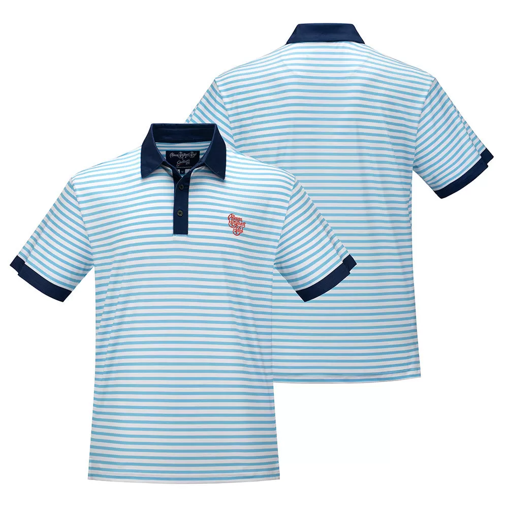 Allman Brothers Band | Performance Polo | Blue Stripe