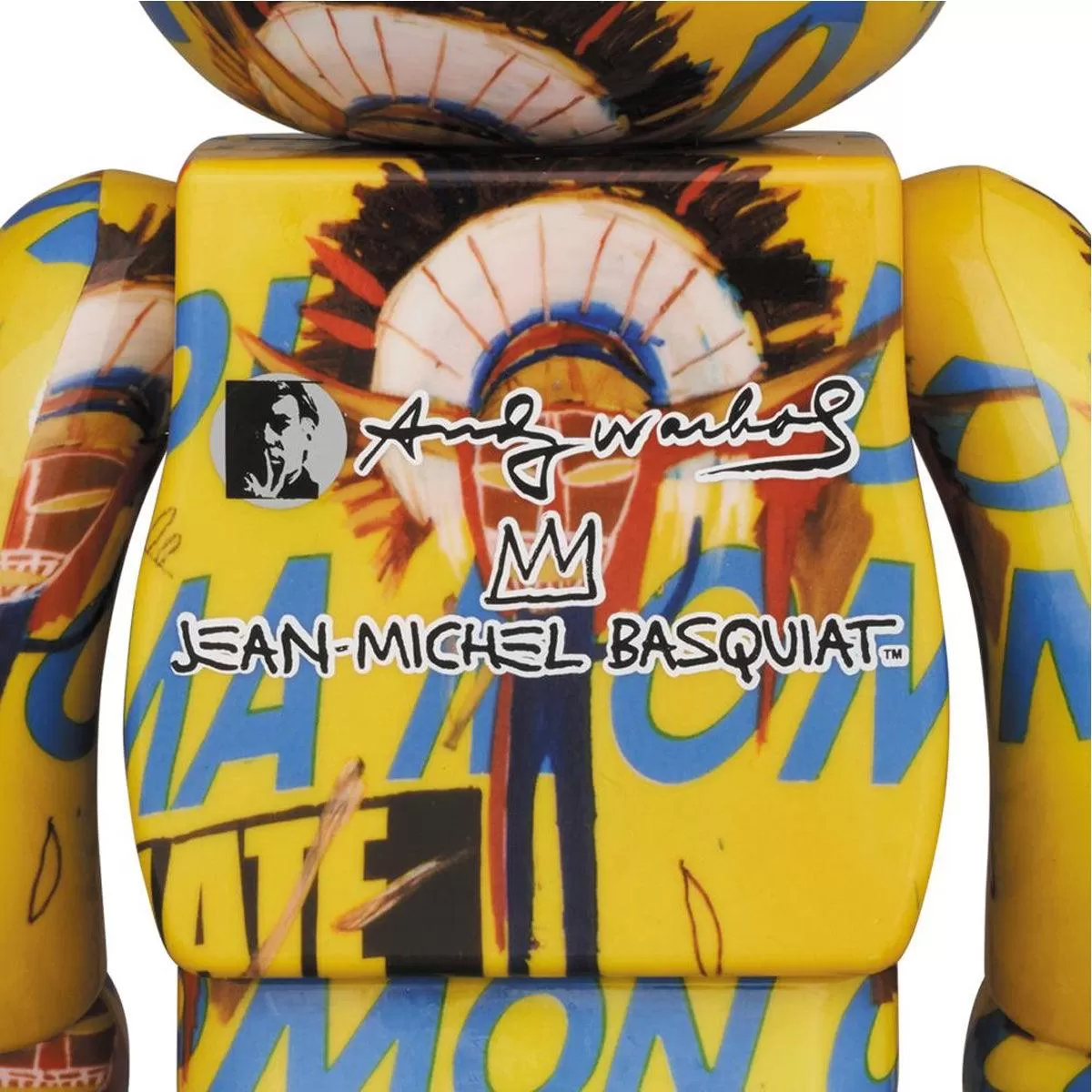   Andy Warhol × Jean-Michel Basquiat Be@rbrick 100%   400% '#3'