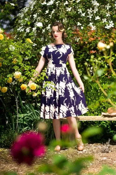 Annie Navy & Oyster Dress