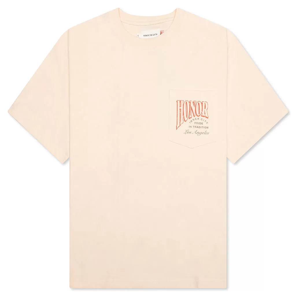 B-Summer HTG Cigar Label Short Sleeve Tee - Bone