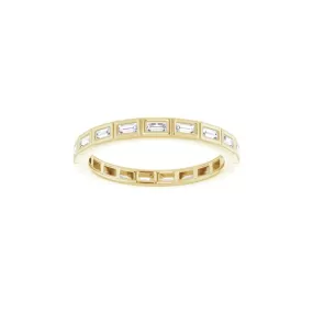 Bezel Set Baguette Diamond Ring