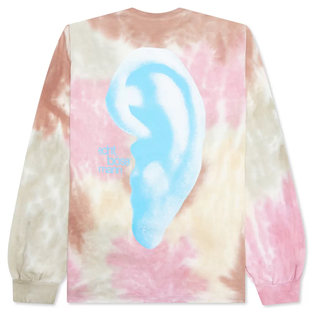 Big Rec L/S Tee - Lizard Tie Dye