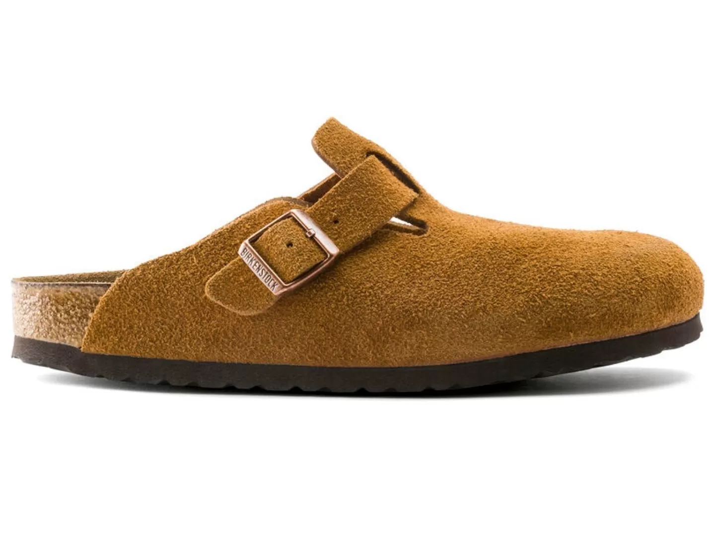 Birkenstock: Boston Suede SFB in Mink