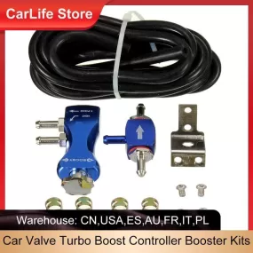 Blue Adjustable Manual Car Valve Turbo Boost Controller Booster Kits Universal High Quality Car Accessories Durable Dropship