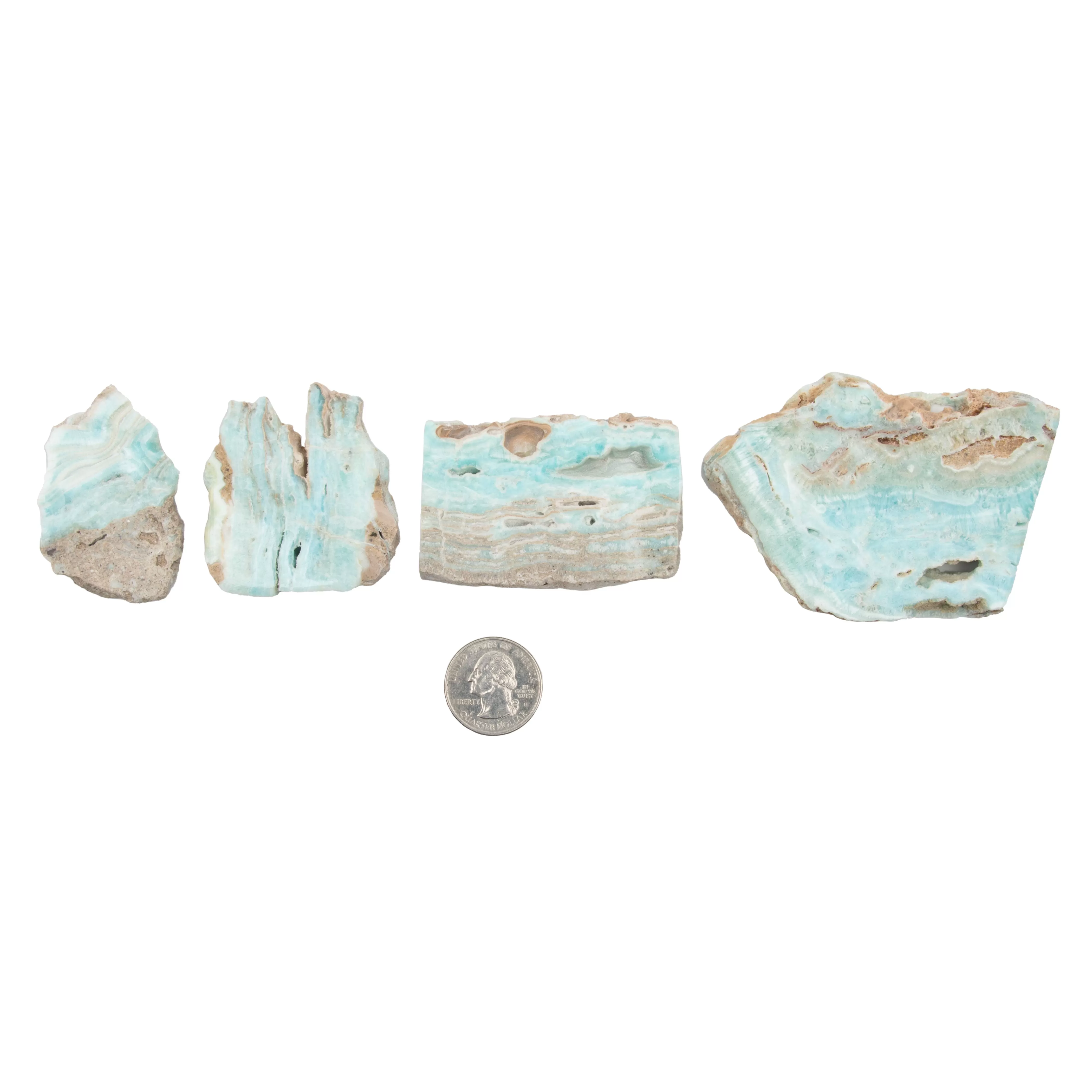 Blue Aragonite, Slabs