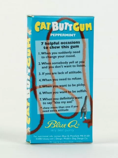 Blue Q Cat Butt Gum