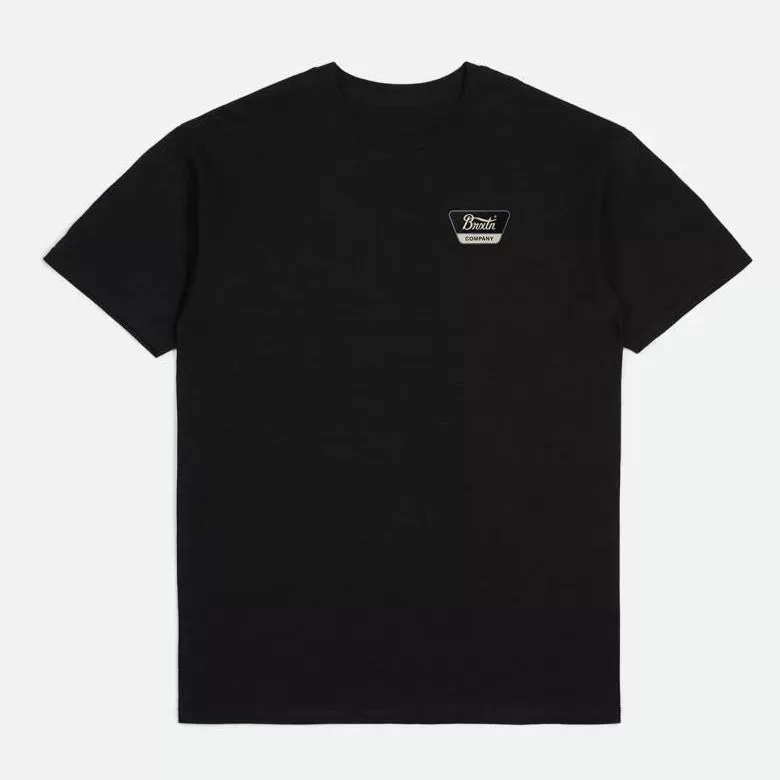 BRIXTON Linwood S/S Standard Tee - Black/Grey