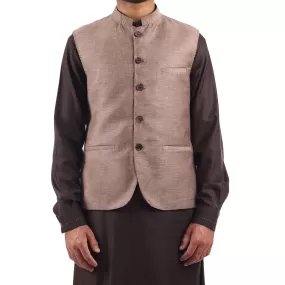 Brown Soft Waistcoat