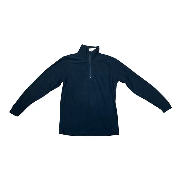 Brugi men's half zip sweater Pile Half Zip A149 460 blue