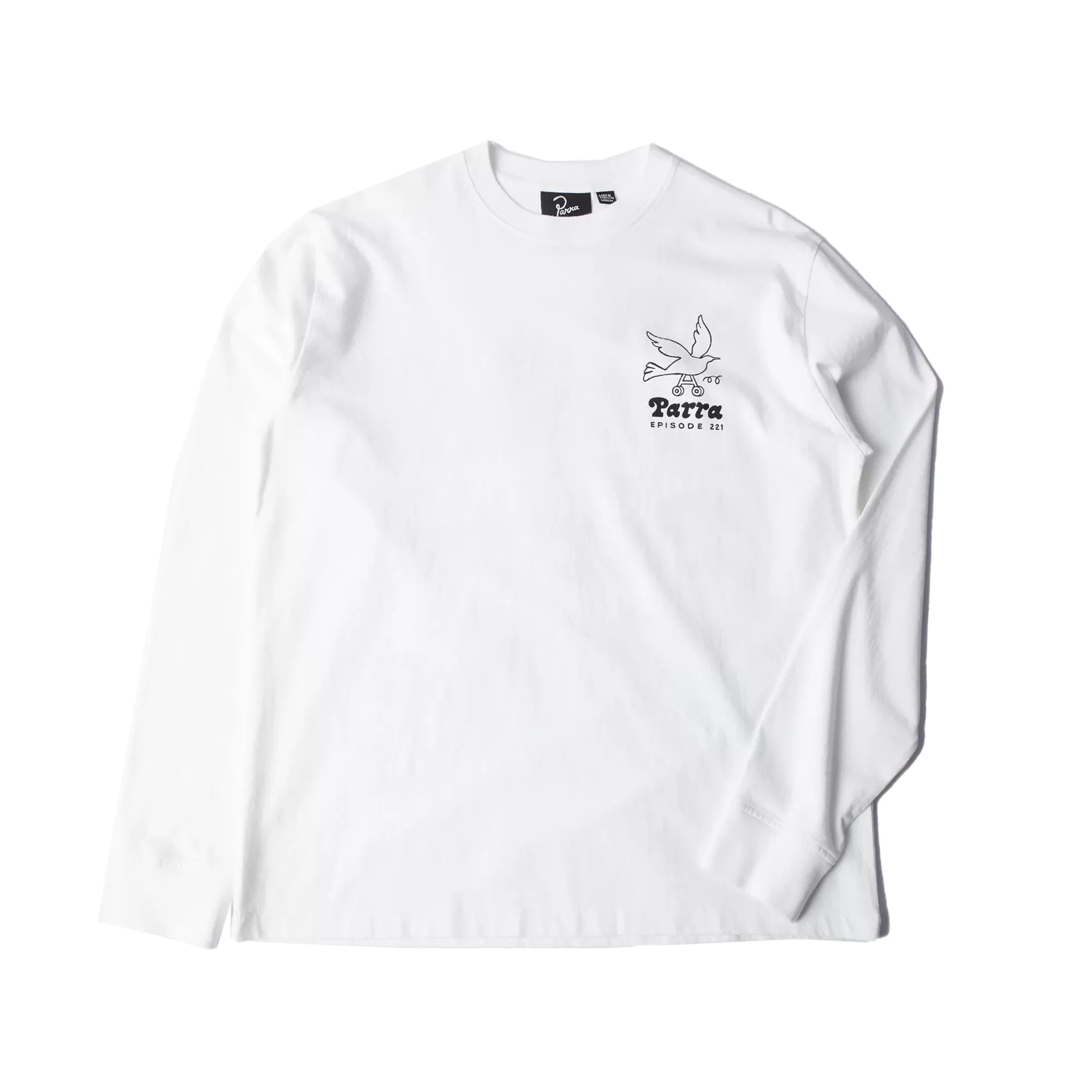 By Parra Chair Pencil Long Sleeve T-Shirt White