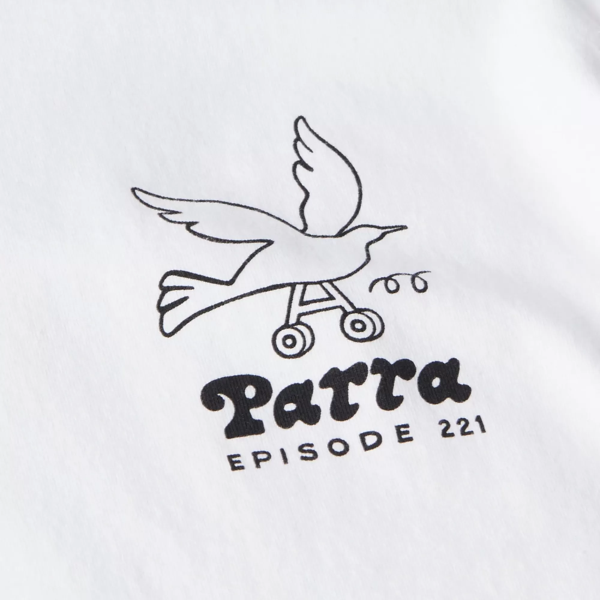 By Parra Chair Pencil Long Sleeve T-Shirt White