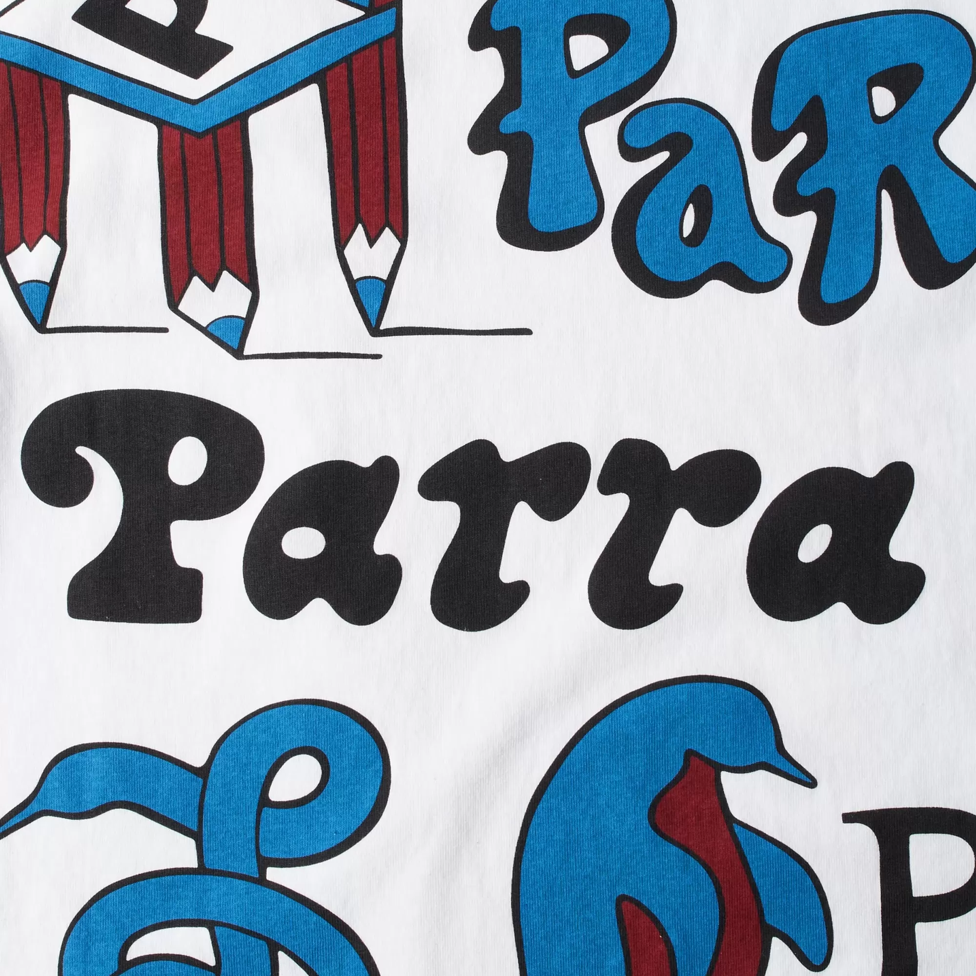 By Parra Chair Pencil Long Sleeve T-Shirt White