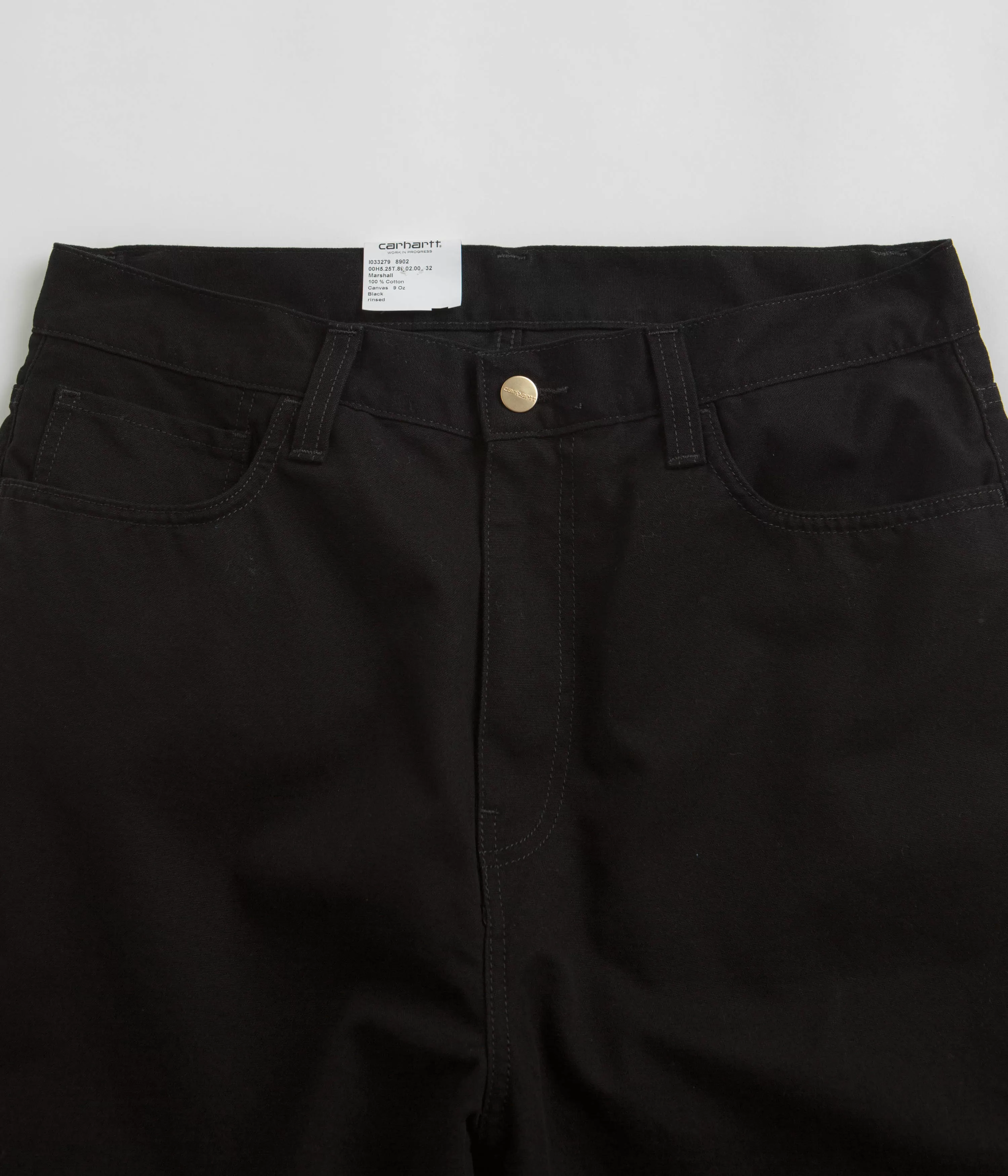 Carhartt Canvas Landon Pants - Black Rinsed