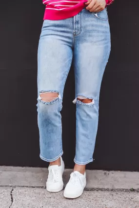 Chelsea High Rise Straight Leg Denim