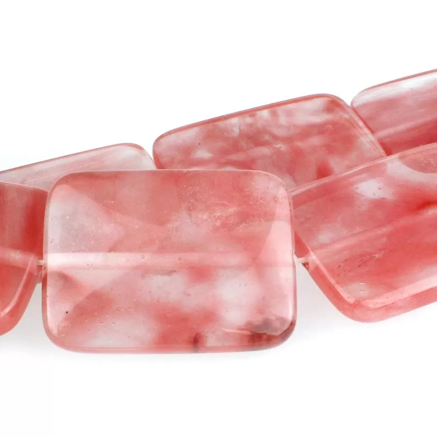 Cherry Quartz 30x40 Rectangle 8-Inch