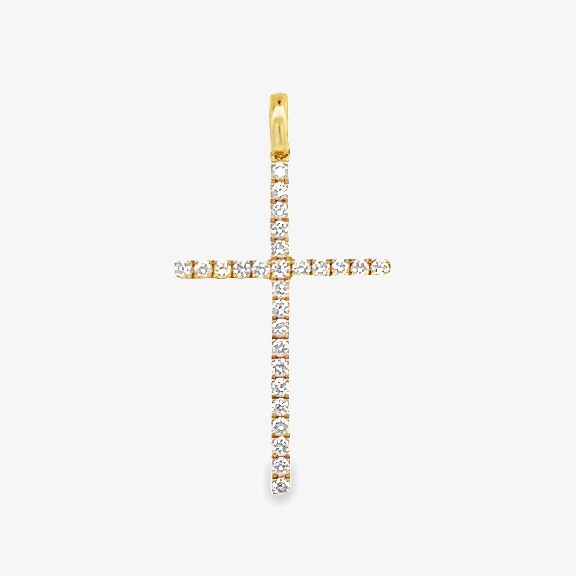 Classic Diamond Cross Pendant