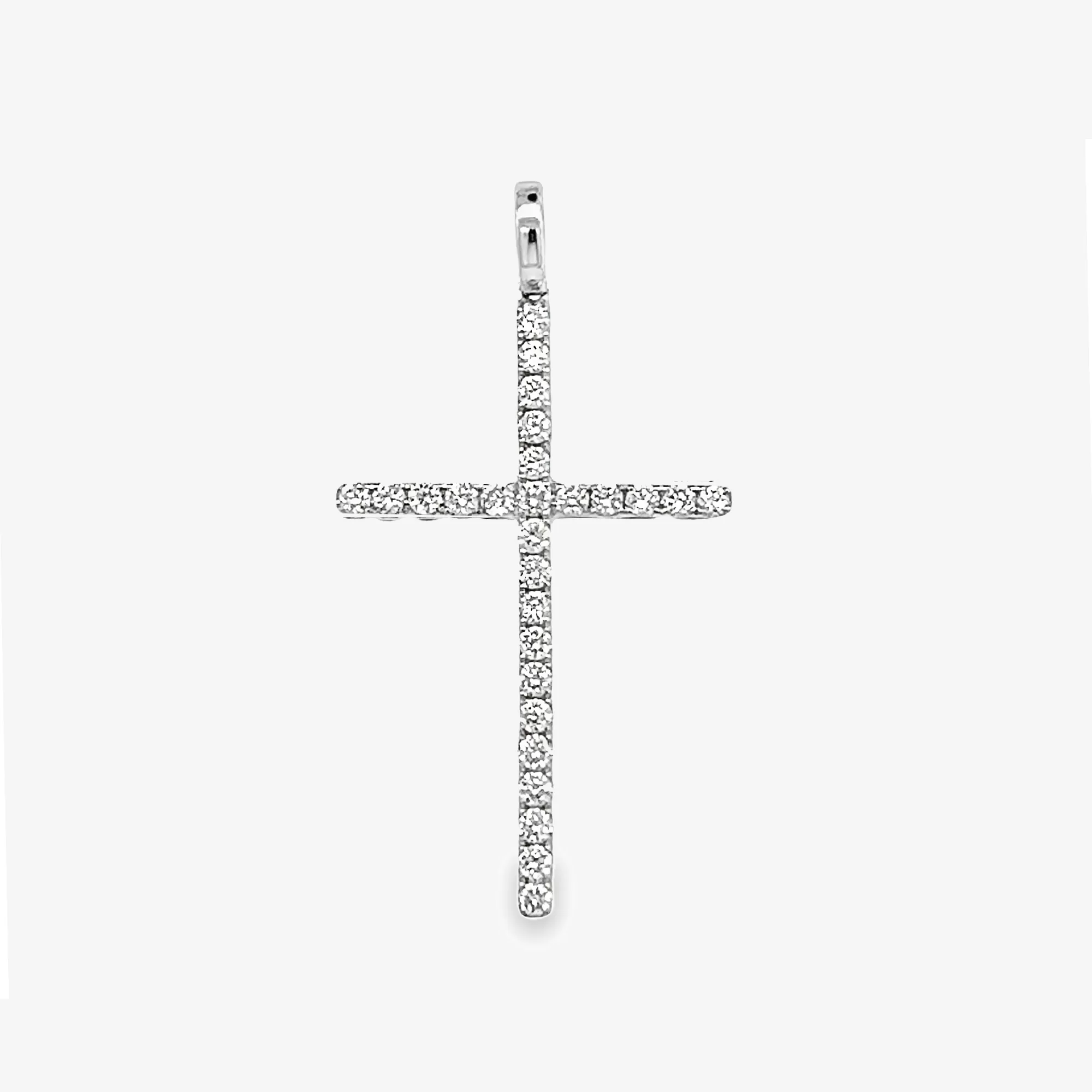 Classic Diamond Cross Pendant