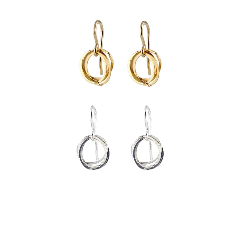 Clustered Circle Earrings