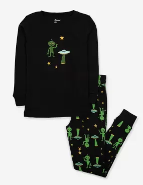 Cotton Alien Print Pajamas