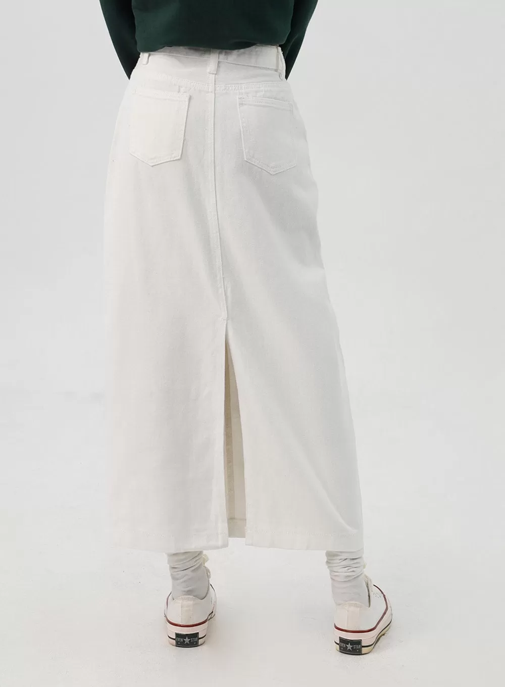 Cotton Maxi Skirt IS311