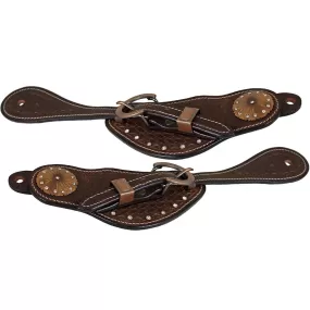 Cowboy Collection Basketweave Spur Straps