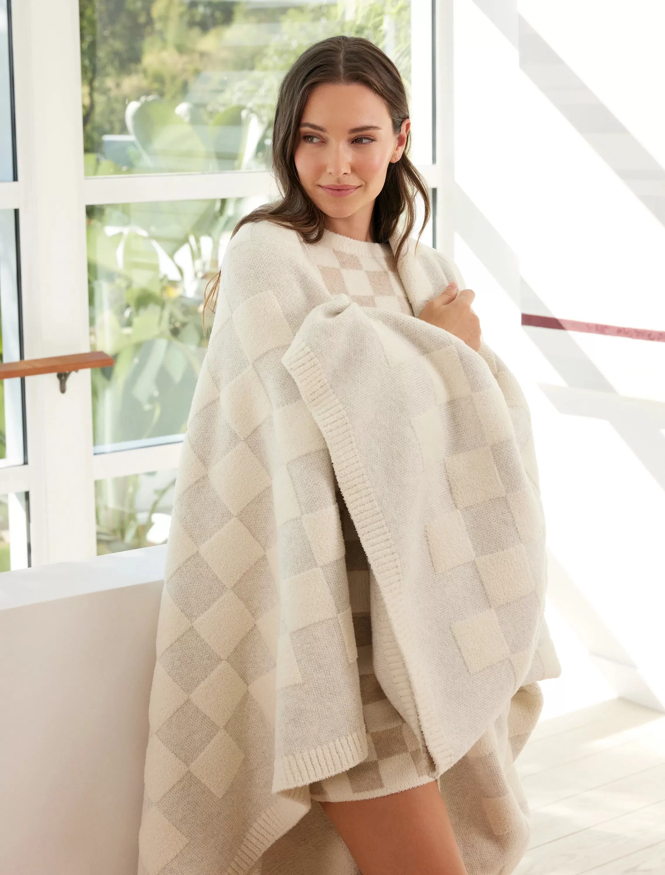 CozyChic? Cotton Checkered Throw