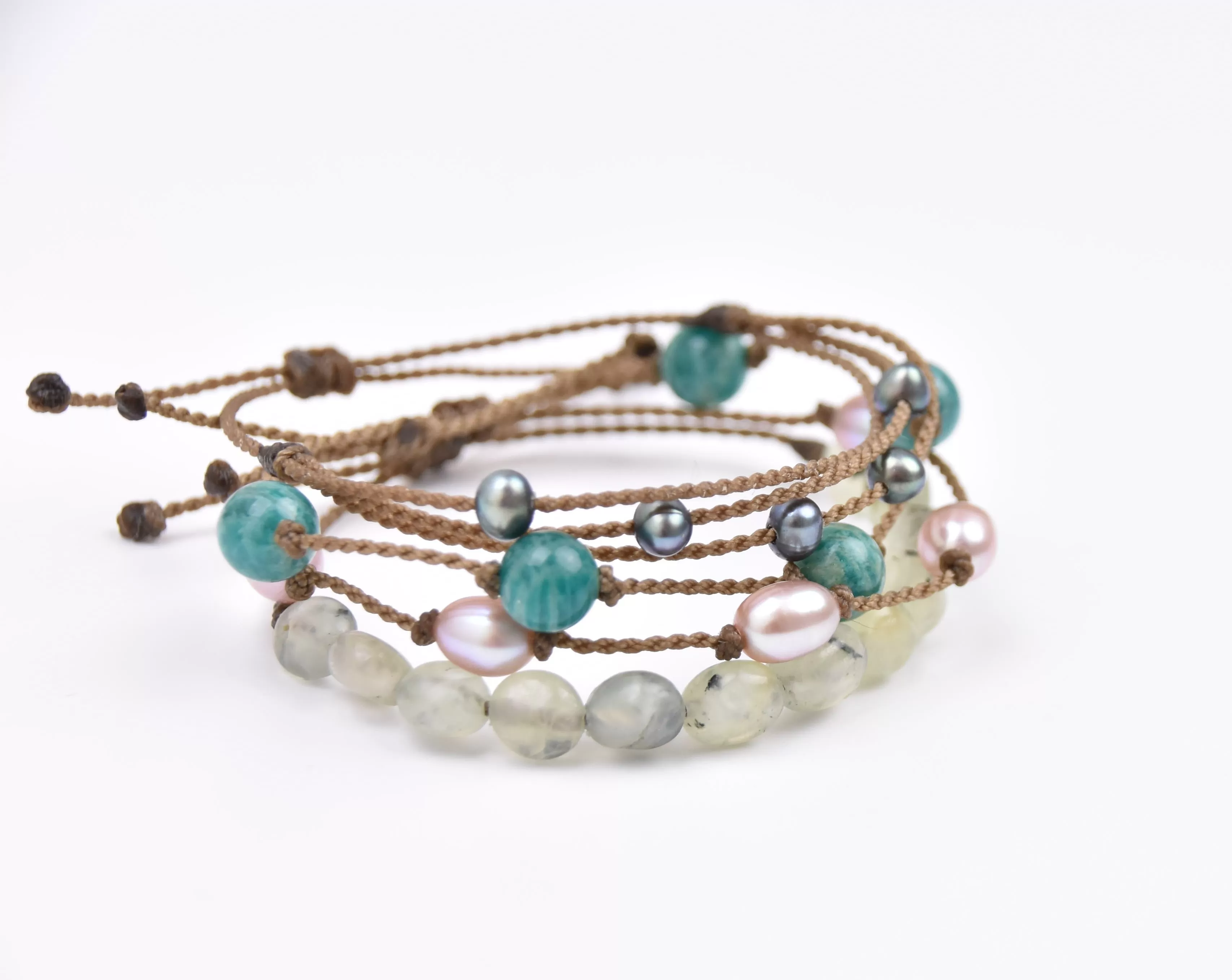 Crisp Morning Breeze - Bracelet Stack (15% off)