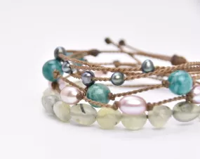 Crisp Morning Breeze - Bracelet Stack (15% off)