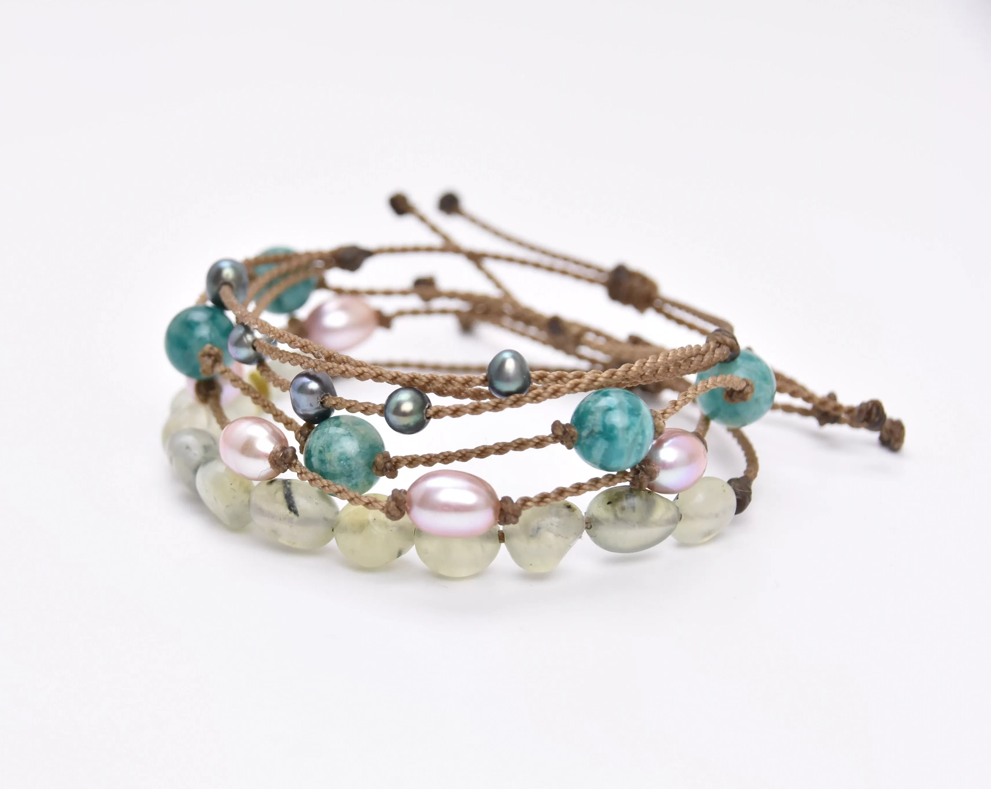 Crisp Morning Breeze - Bracelet Stack (15% off)