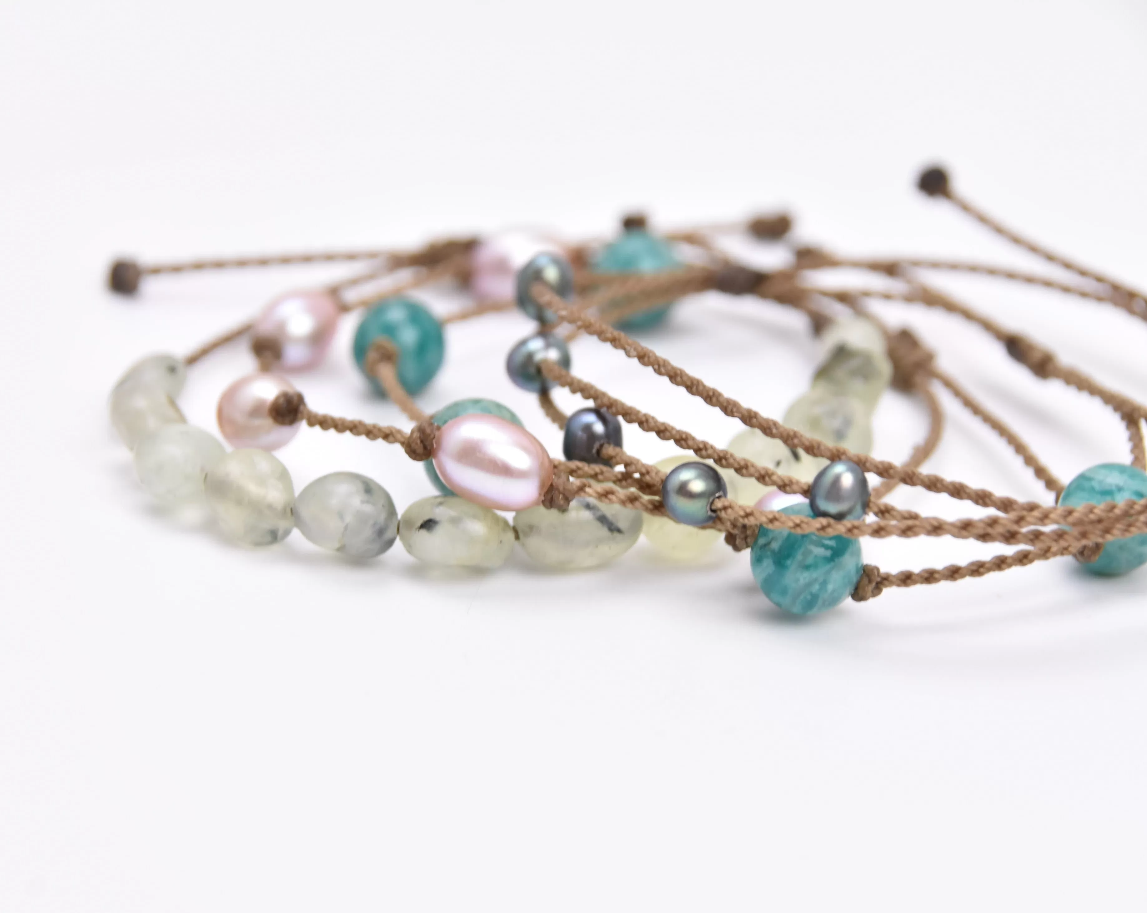 Crisp Morning Breeze - Bracelet Stack (15% off)